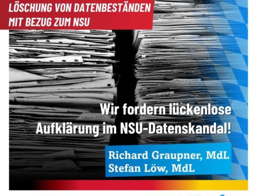 Wir fordern lückenlose Aufklärung im NSU-Datenskandal