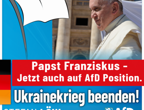 Papst auf AfD Linie