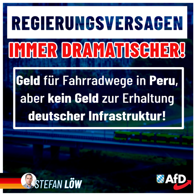 Stefan Löw AfD - Regierungsversagen immer dramatischer!