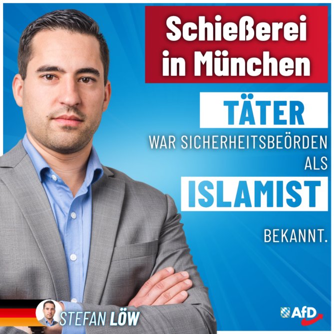 Stefan Löw AfD - Terroranschlag in München